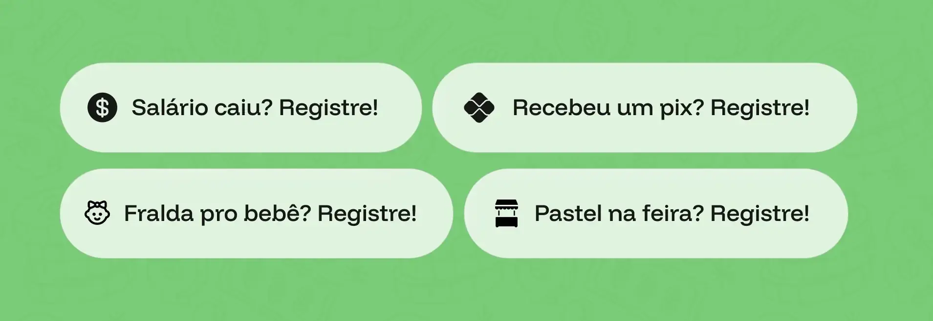 Visão do recurso Saldo Verde